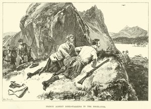 Prince Albert Deer-Stalking in the Highlands
