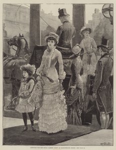 Arrivals for the Royal Garden Party at Marlborough House