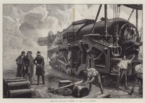 Firing the 111-Ton Gun at Woolwich