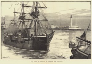 HMS Sultan off Ras-el-Tin, or Lighthouse Fort, Alexandria