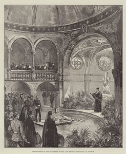 Inauguration of the Mausoleum of the late Emperor Frederick, at Potsdam