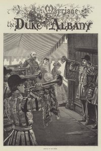 Marriage of the Duke of Albany, Arrival of the Bride by William Heysham Overend