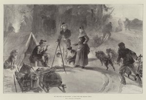 On the Way to Klondike, a Halt for the Midday Meal