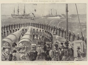 Opening of the Kaiser Wilhelm Canal by the German Emperor by William Heysham Overend