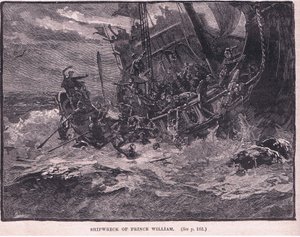 Shipwreck of Prince William AD 1120 by William Heysham Overend