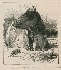 Sketches of Gipsy Life; Tent at Hackney