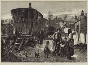 Sketches of Gipsy Life, an Encampment near Latimer-Road, Notting-Hill by William Heysham Overend