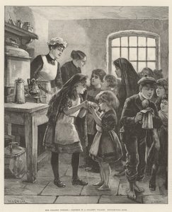 The Colliery Strikes, Distress in a Colliery Village, Distributing Soup
