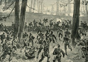 The Final Attack at the Spingawi Khotal, 1901 by William Heysham Overend