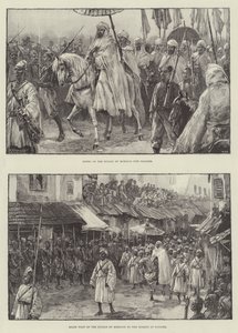The Sultan of Morocco in Tangier by William Heysham Overend