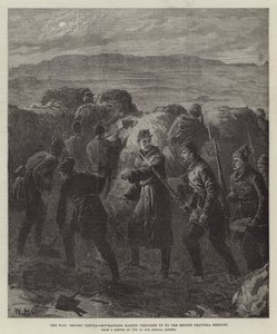 The War, Before Plevna, Roumanians Making Trenches up to the Second Gravitza Redoubt