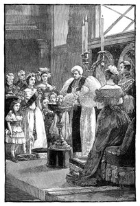 The Christening of Princess Louise, c1848, 1900