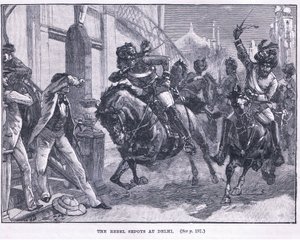 The Rebel Sepoys at Delhi 1857 AD