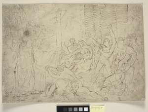 Christ Curing a Sick Man, or The Raising of Lazarus by William Hilton
