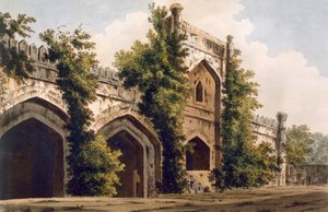 A view of a Mosque, at Rajemahel, 1785-88