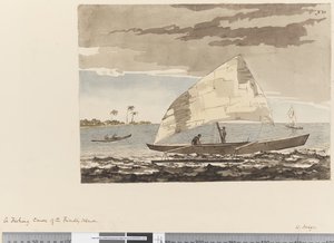 A Fishing Canoe of the Friendly Islands