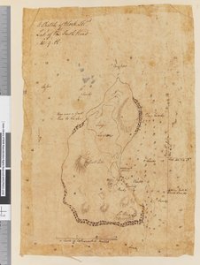 A Sketch of Block Island, latitude of the South Head 41: 9 N by William Hodges