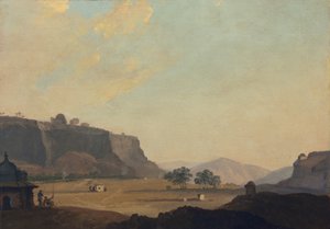 View near Fort Gwalior, India