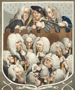 A Consultation of Physicians, or The Company of Undertakers, illustration from 