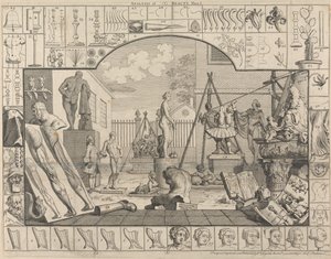 Analysis of Beauty, Plate I: A Statuary