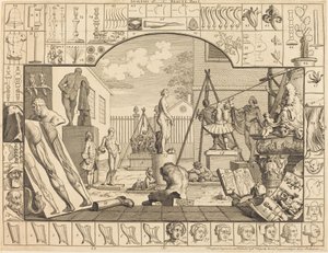 Analysis of Beauty: Plate 1 by William Hogarth
