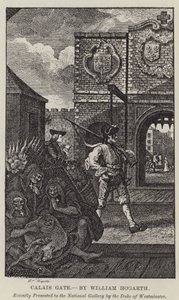 Calais Gate by William Hogarth