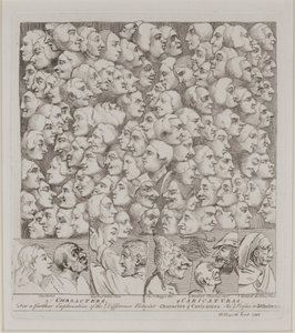 Characters and Caricatures by William Hogarth