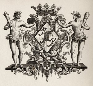 Coat of Arms of the Duchess of Kendal, from 