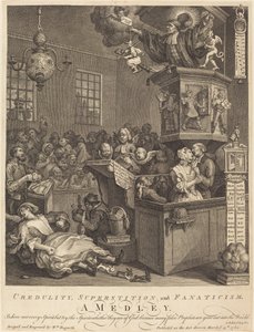 Credulity, Superstition, and Fanaticism by William Hogarth
