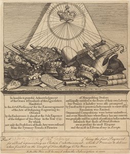 Crowns, Mitres, Maces, Etc. by William Hogarth