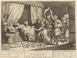 Cunicularii, or The Wise Men of Godliman in Consultation by William Hogarth