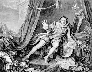 David Garrick as Richard III by William Hogarth