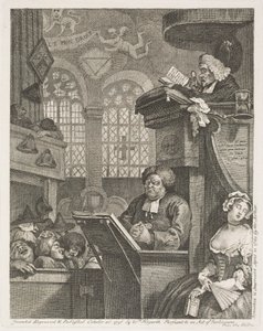The Sleeping Churchgoers by William Hogarth