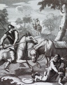 Don Quixote Seizes the Barber