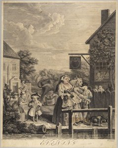 Evening by William Hogarth