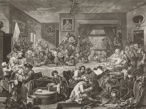 Four Prints of an Election / An Election Entertainment. 1755