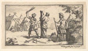 Roman Military Punishments, after John Beaver by William Hogarth