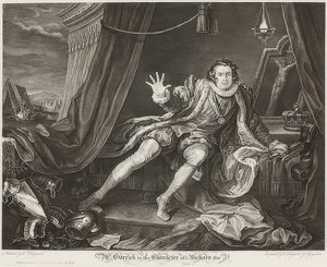 Garrick in the Character of Richard III. 1746 by William Hogarth