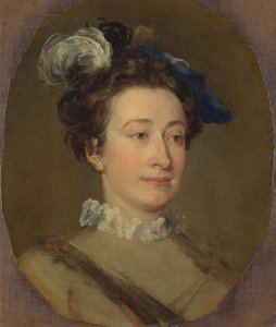 Girl in a Plumed Hat, ca. 1740