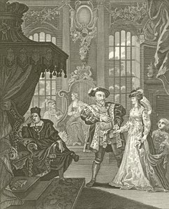Henry the Eighth and Anna Boleyne by William Hogarth