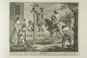 Hudibras Triumphant, plate four from Hudibras by William Hogarth