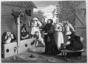 Hudibras and Ralpho in the Stocks
