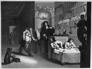 Hudibras and the Lawyer by William Hogarth