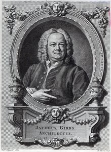 James Gibbs, engraved by Bernard Baron, 1747 by William Hogarth