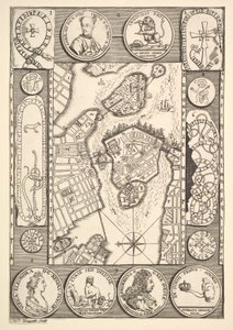 Map of Stockholm from Aubry de La Mottraye