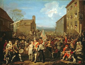 March of the Guards to Finchley, 1750
