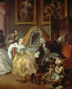 Marriage a la Mode: IV - The Toilette (detail)