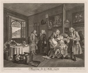 Marriage à la Mode: The Death of the Countess by William Hogarth