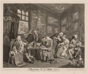 Marriage à la Mode: The Contract by William Hogarth