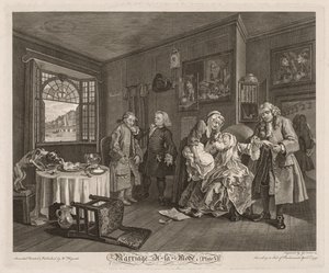 Marriage à la Mode: The Death of the Countess, 1745 by William Hogarth